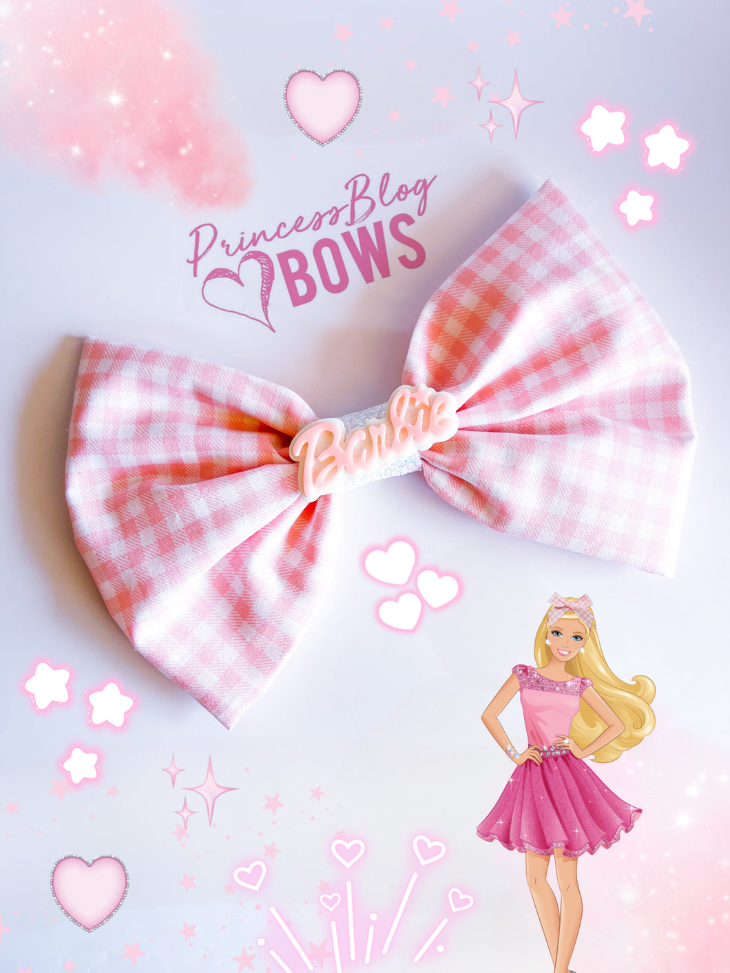 Barb plaid bow