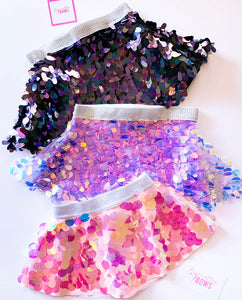 Sequin skirts