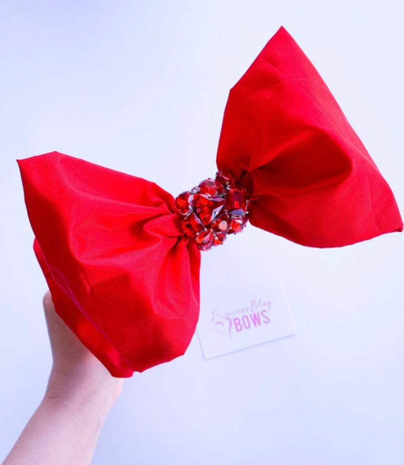 Red Jewels valentina bow