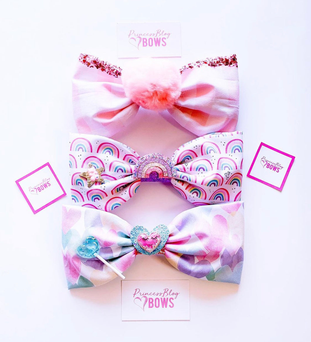 Easter bow clips