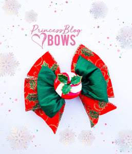 Christmas clip bow