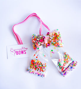 Confeti Bow Necklace