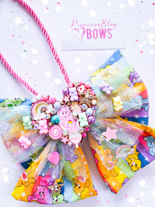 Care sweet Bears Bow necklace