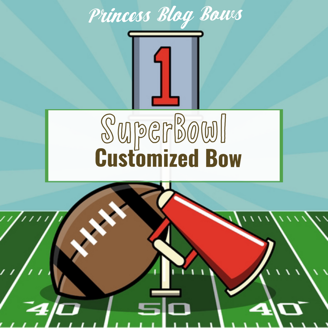 Super Bowl Customized Bow | Football