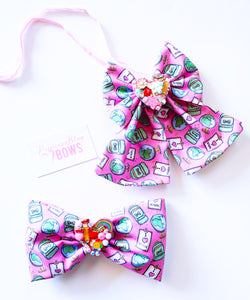 Pink School Bows