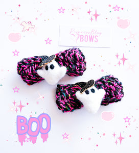 Mini Ghost Bows set of 2