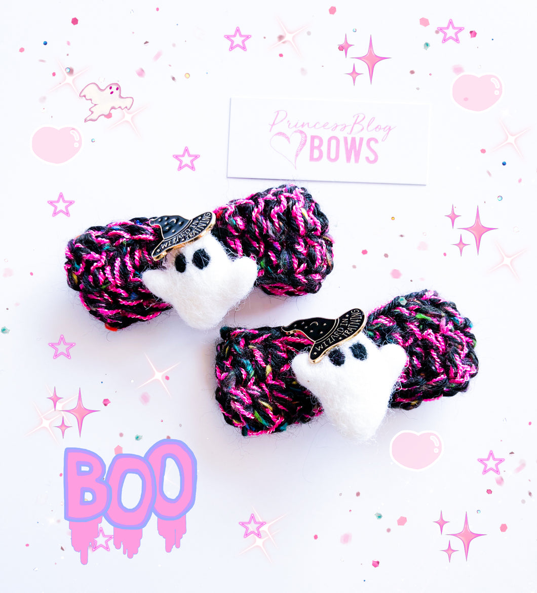 Mini Ghost Bows set of 2