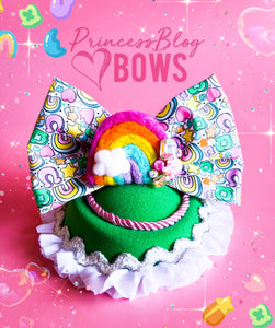 Rainbow Fascinator