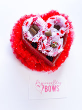 Load image into Gallery viewer, Chocolate heart box Fascinator
