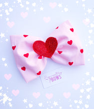 Load image into Gallery viewer, Pink And Red heart bow
