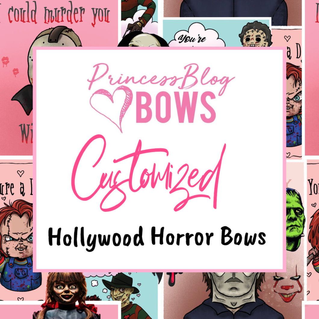 Customized Horror Bows