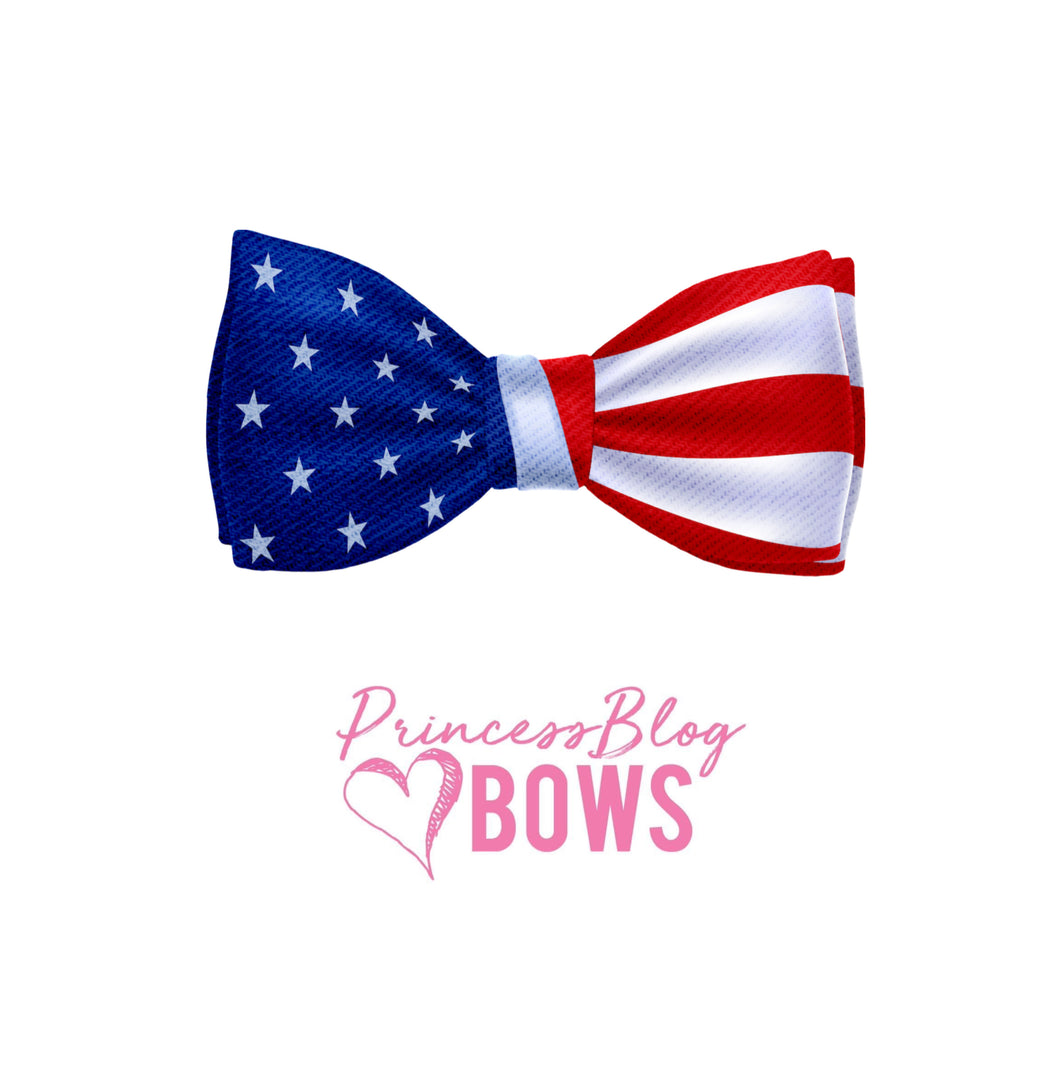 Stars and Stripes Valentina bow