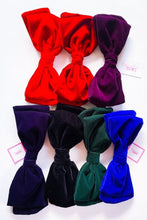 Load image into Gallery viewer, Velvet Valentina Style bow
