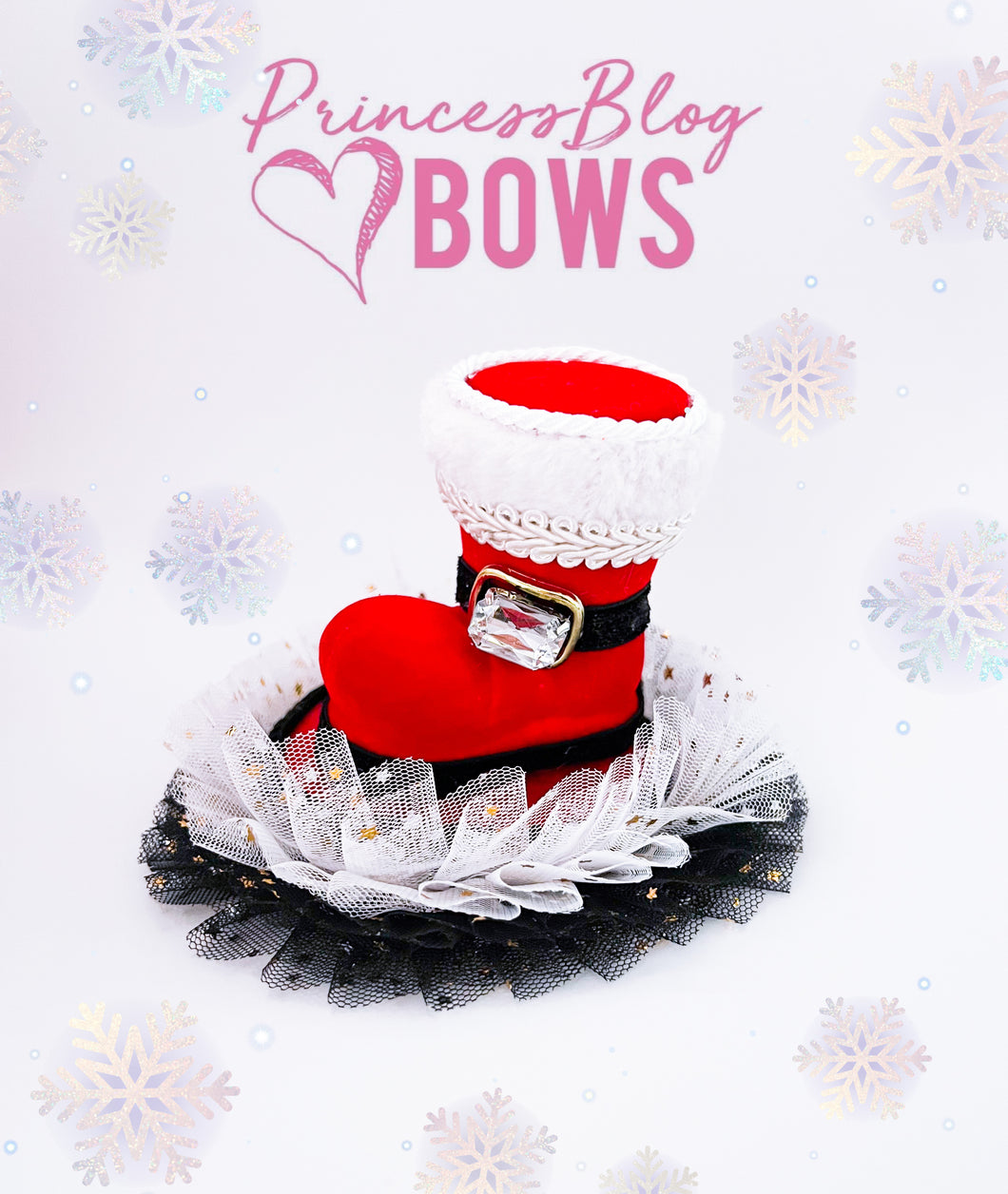 Santa boot Fascinator