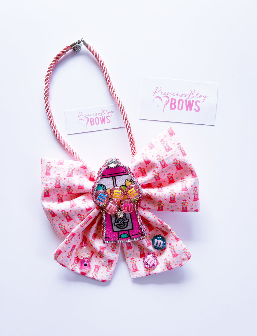 Candy Machine bow necklace