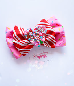 Candy Christmas bow