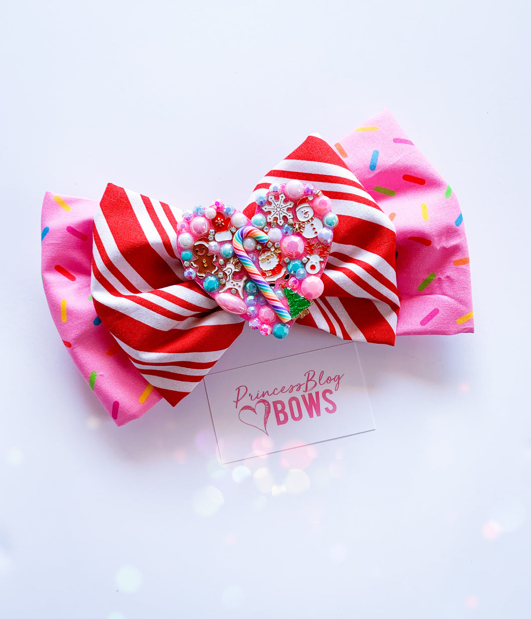 Candy Christmas bow