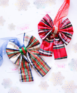 Christmas Bow necklace