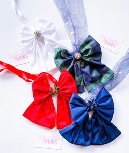 School Bow necklace